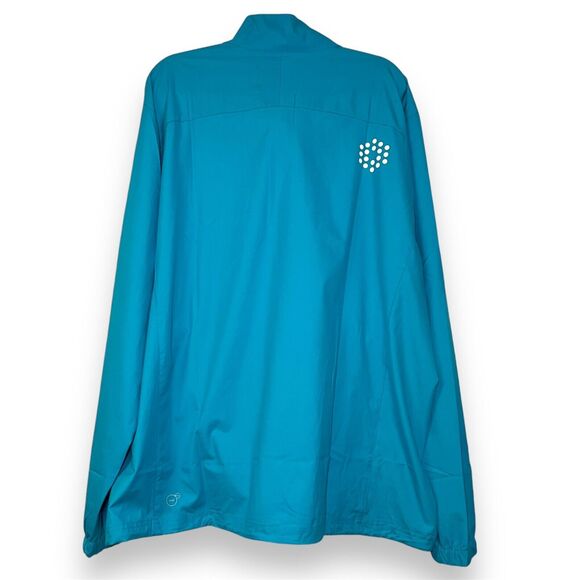 Puma Golf Wind Cell Performance 1/2 Zip Windbreaker UPF 40+ Bluebird Men’s 2XL - Picture 2 of 8